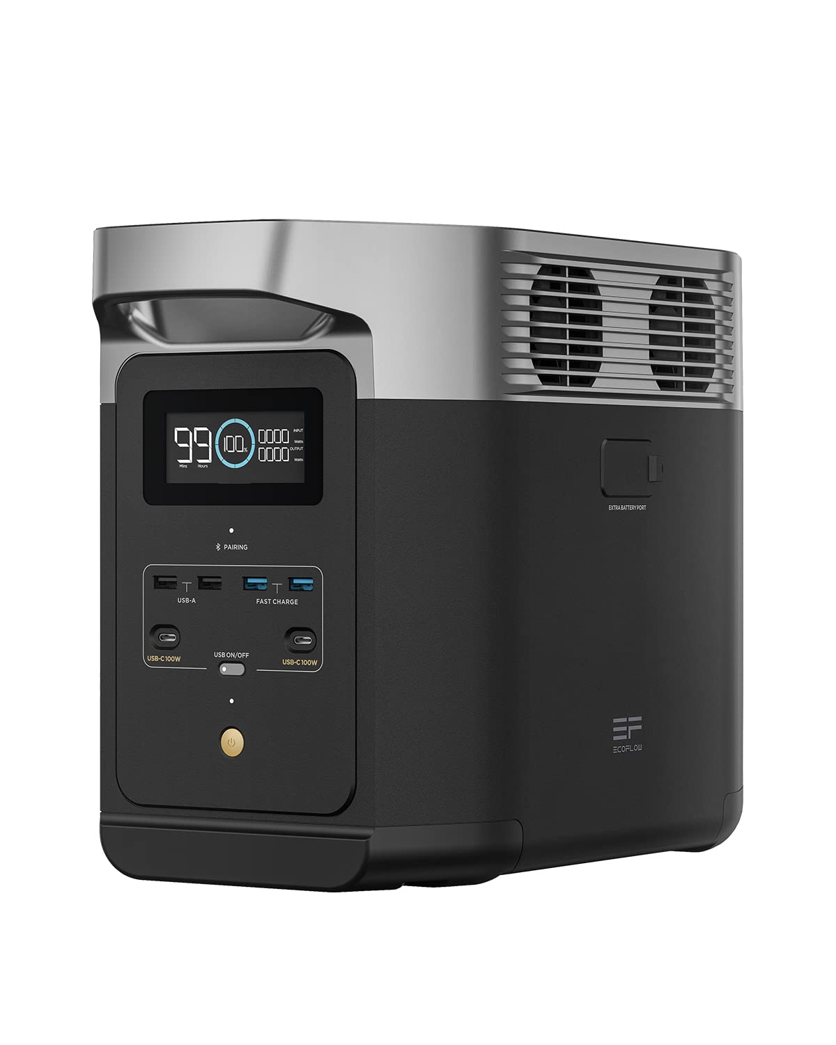 EF ECOFLOW DELTA 2 Tragbare Powerstation 1024Wh, Solargenerator erweiterbarer Kapazität bis zu 3kWh