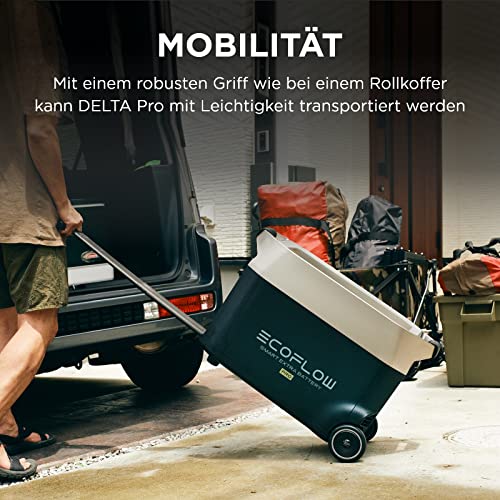 EF ECOFLOW Delta Pro Smart Zusatzakku, 3.600 Wh Kapazität, Delta Pro erweiterbar auf bis zu 10,8 kWh
