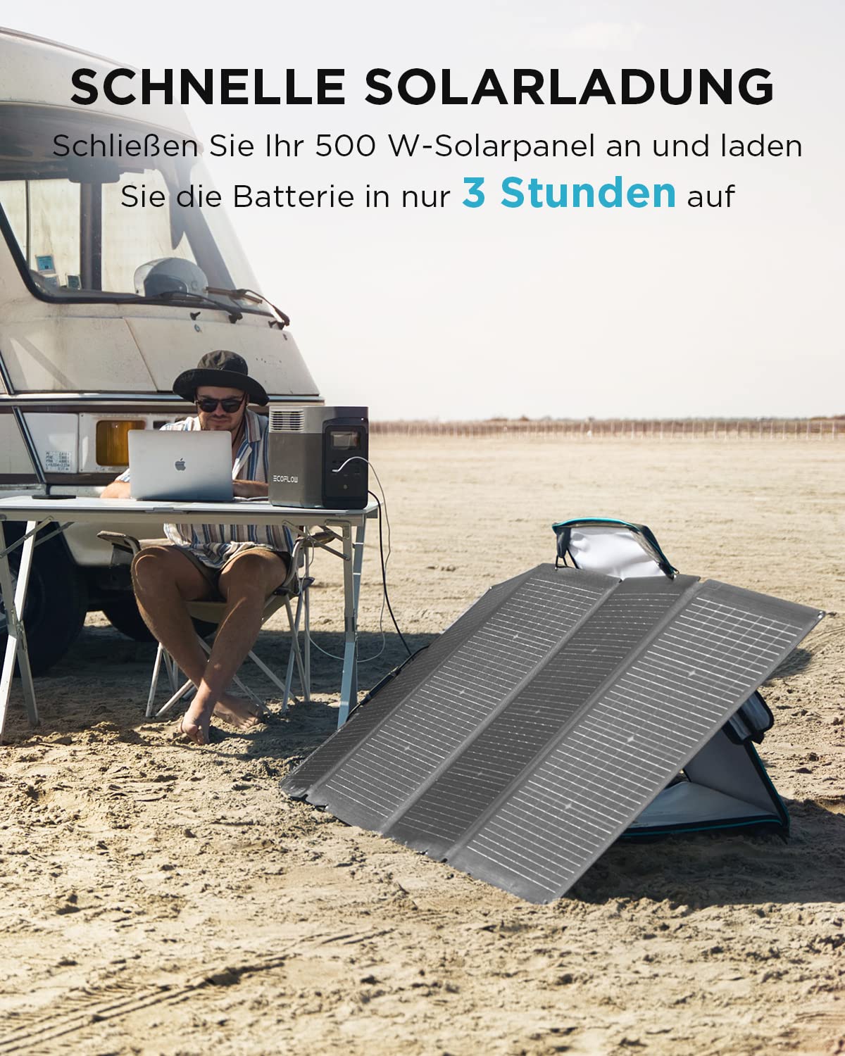 EF ECOFLOW DELTA 2 Tragbare Powerstation 1024Wh, Solargenerator erweiterbarer Kapazität bis zu 3kWh