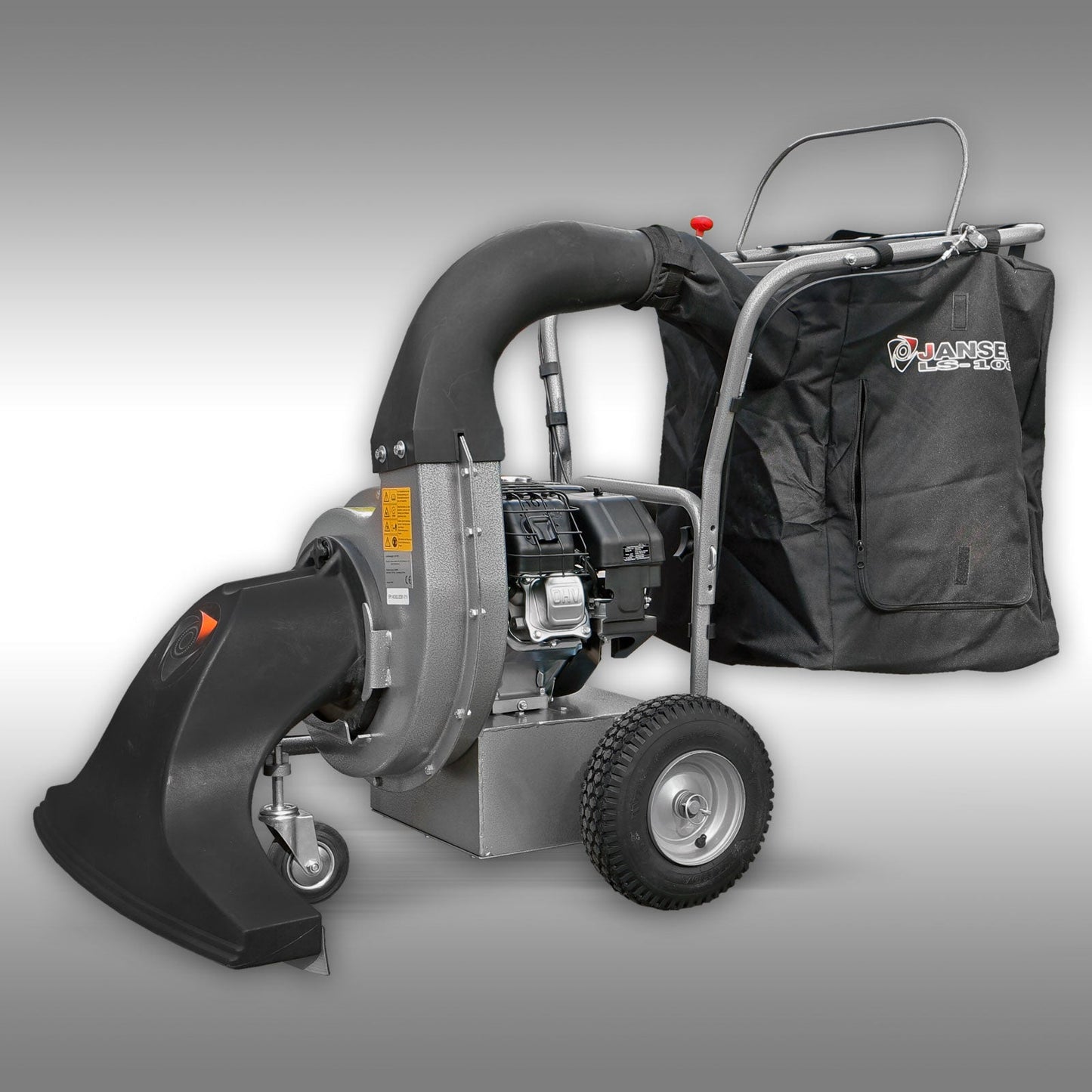 Laubsauger Jansen LS-100, fahrbar, Blattsauger, Laubbläser, KOMPLETT-SET