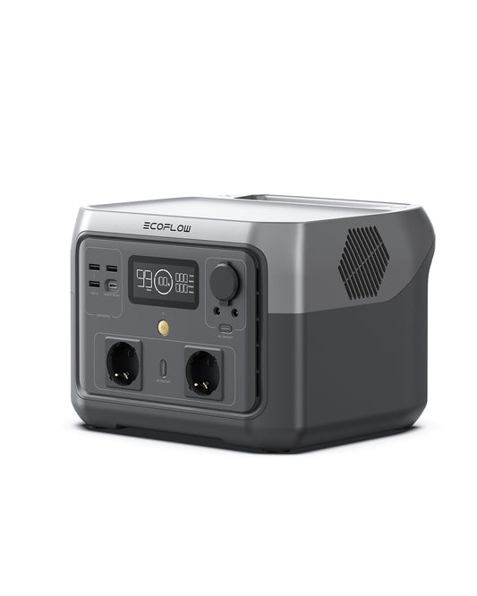 EF ECOFLOW Tragbare Powerstation RIVER 2 MAX, 512 Wh Solargenerator mit LiFeP04, Schnellladung in 1 Stunde, bis zu 1000 W